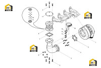 Турбокомпрессор с комплектующими