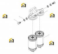 Фильтр топливный в сборе