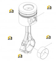 Поршень и шатун (часть 1)