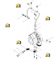 Труба масляная турбонагнетателя