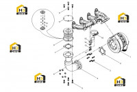 Турбонагнетатель в разборе