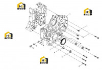 Корпус зубчатого колеса газораспределения