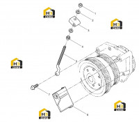 Кронштейн генератора