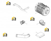 Детали корпуса воздушного фильтра