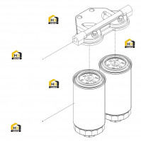 Фильтр топливный в сборе