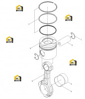 Поршень и шатун