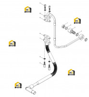 Труба масляная турбонагнетателя