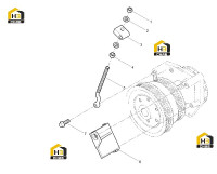 Кронштейн генератора в сборе