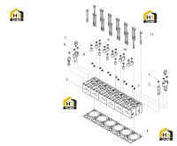 Головка блока цилиндров в сборе