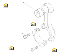 Шатун в сборе