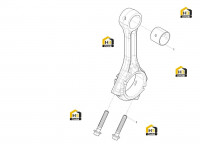 Шатун в сборе