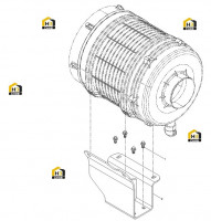 Крепление воздушного фильтра