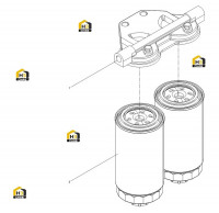 Фильтр топливный в сборе