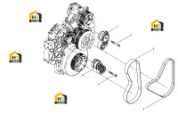 Натяжитель и ремень