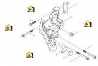 Патрубок водяного насоса