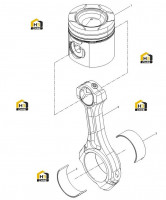 Поршень и шатун
