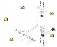 Труба масляная турбонагнетателя