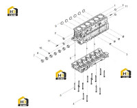 Блок цилиндров в сборе