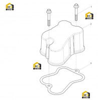 Крышка клапанная в сборе