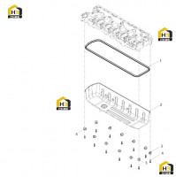 Поддон масляный в сборе