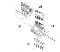Блок цилиндров в сборе