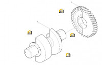 Комплект зубчатых валов