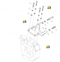 Крепление генератора