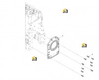 Крышка сальника в сборе