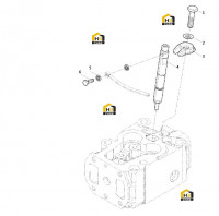 Форсунка топливная с креплением