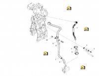 Патрубки масляного радиатора