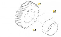 Шестерня промежуточная в сборе