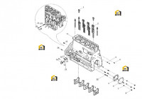 Узел блока цилиндров