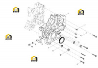 Корпус зубчатого колеса газораспределения