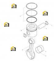 Поршень и шатун