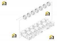Комплект коренных вкладышей