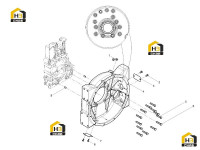 Корпус маховика с комплектующими