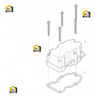 Крышка клапанная в сборе