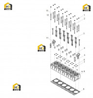 Головка блока цилиндров в сборе