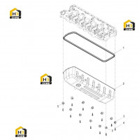 Поддон масляный в сборе