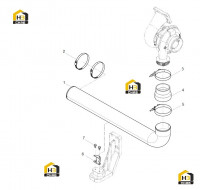 Турбокомпрессор с комплектующими