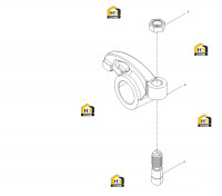 Комплект коромысла выхлопной