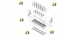 Головка блока цилиндров в сборе
