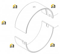 Комплект главных вкладышей