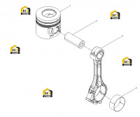 Поршень и шатун