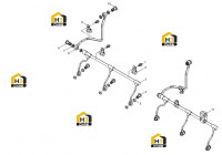 Труба масляная коромысла