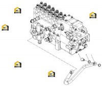 Труба масляная топливного насоса