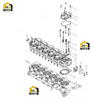Головка блока с комплектующими