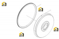 Маховик, зубчатое колесо