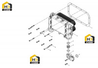 Радиатор с комплектующими