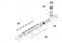 Коллектор впускной двигателя с крепежными болтами